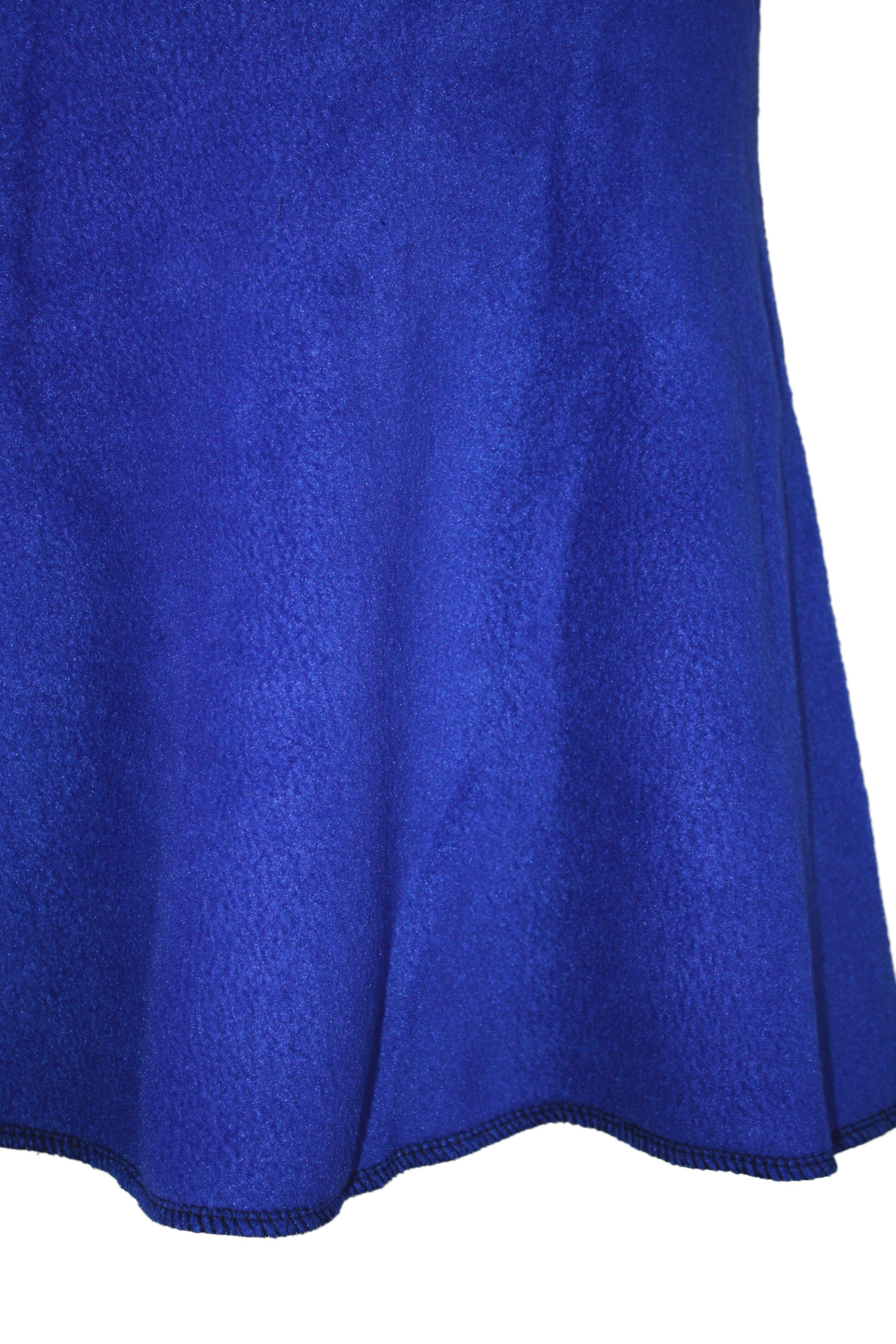 dunkle design A-Linien-Rock Fleece 57cm elastischer günstig online kaufen