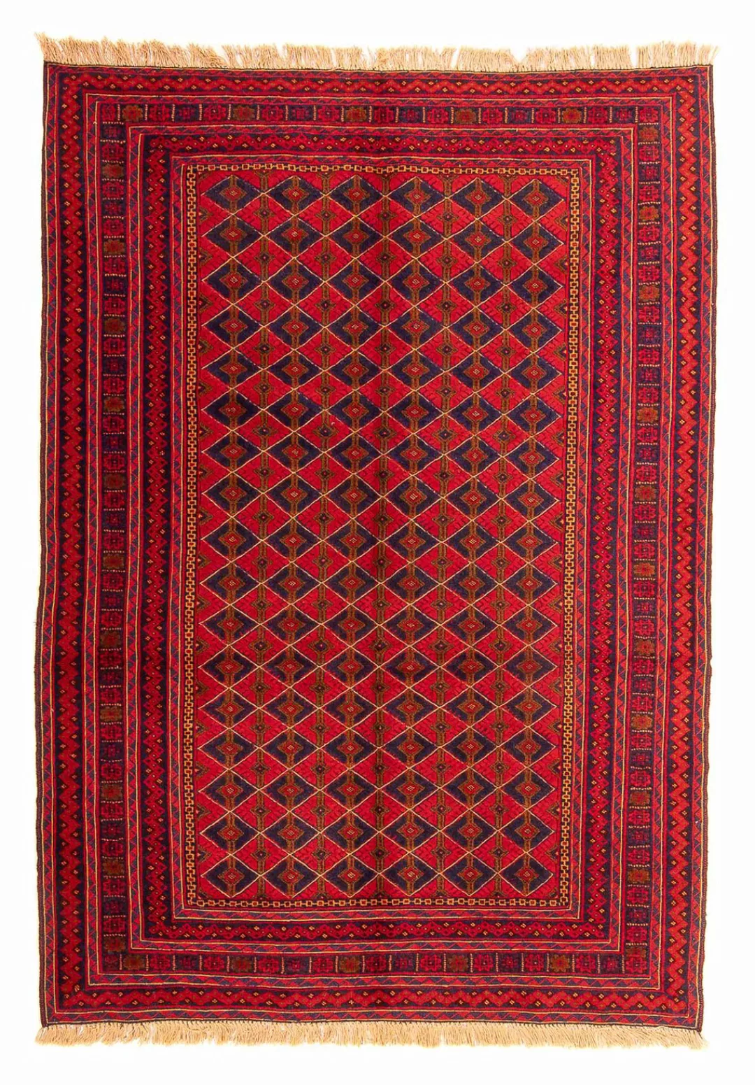 morgenland Wollteppich »Kelim - Oriental - 202 x 153 cm - dunkelrot«, recht günstig online kaufen