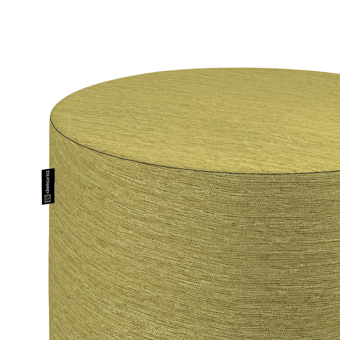 Pouf Barrel, grün, ø40 cm x 40 cm, Chenille (162-25) günstig online kaufen