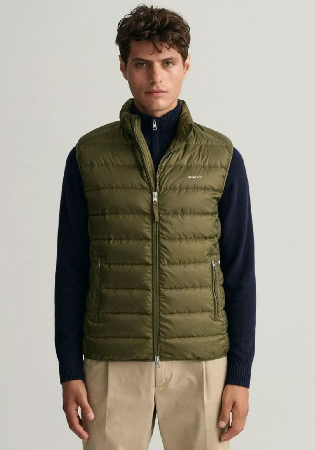 Gant Steppweste LIGHT GILET im Streifen-Stepp-Look günstig online kaufen