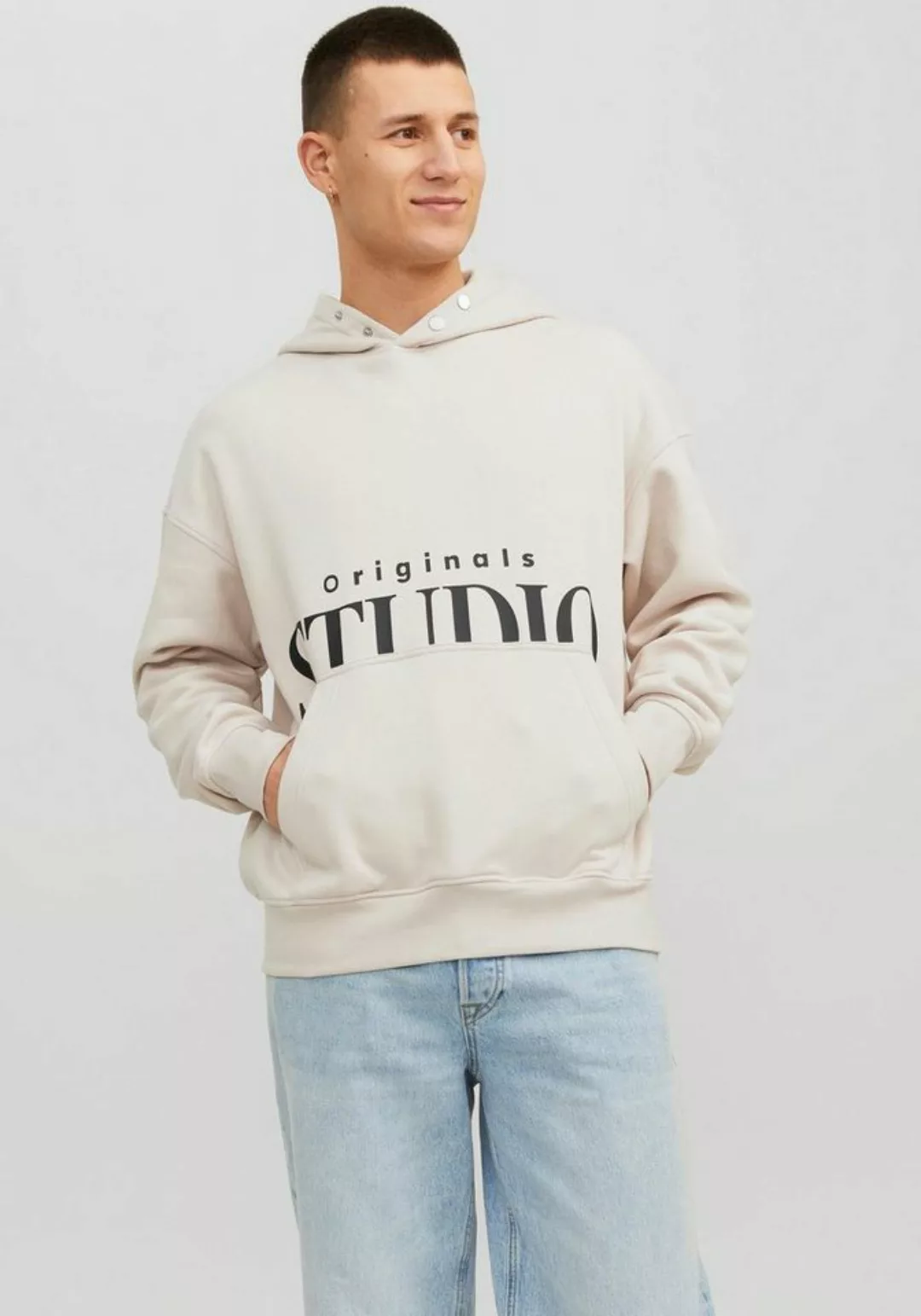 Jack & Jones Kapuzensweatshirt JORVESTERBRO BACK SWEAT HOOD SN günstig online kaufen