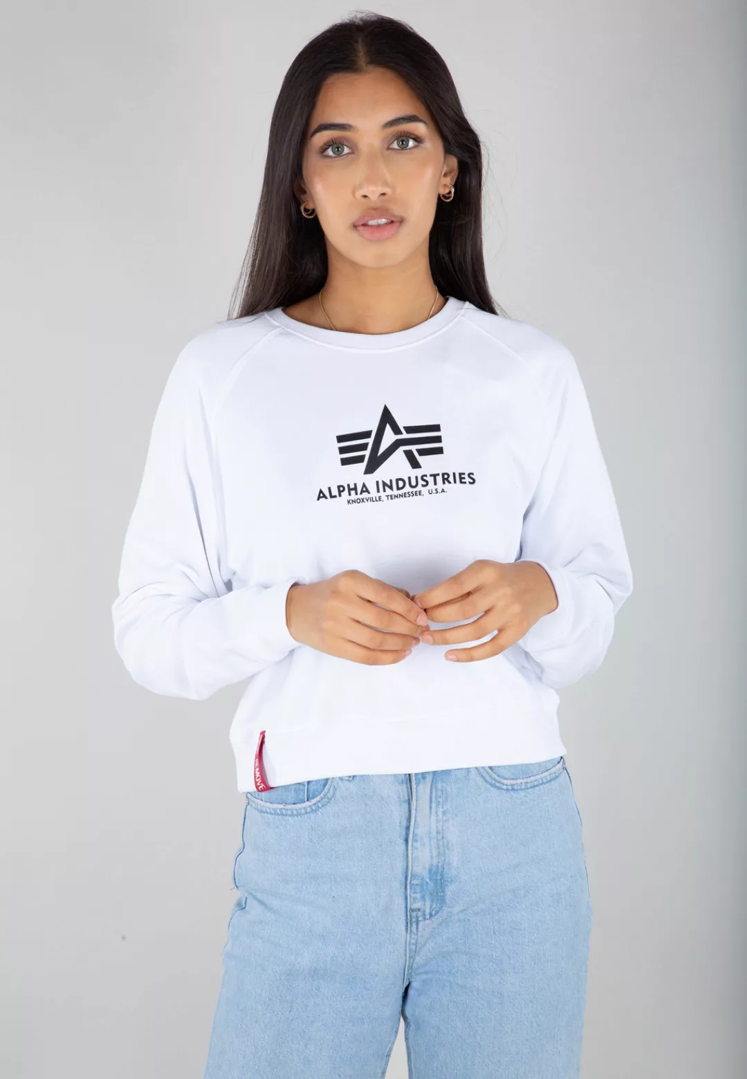 Alpha Industries Sweater "Alpha Industries Women - Sweatshirts Basic Boxy S günstig online kaufen