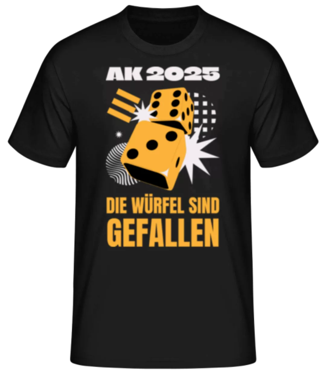 AK 2025 Würfel Gefallen · Männer Basic T-Shirt günstig online kaufen