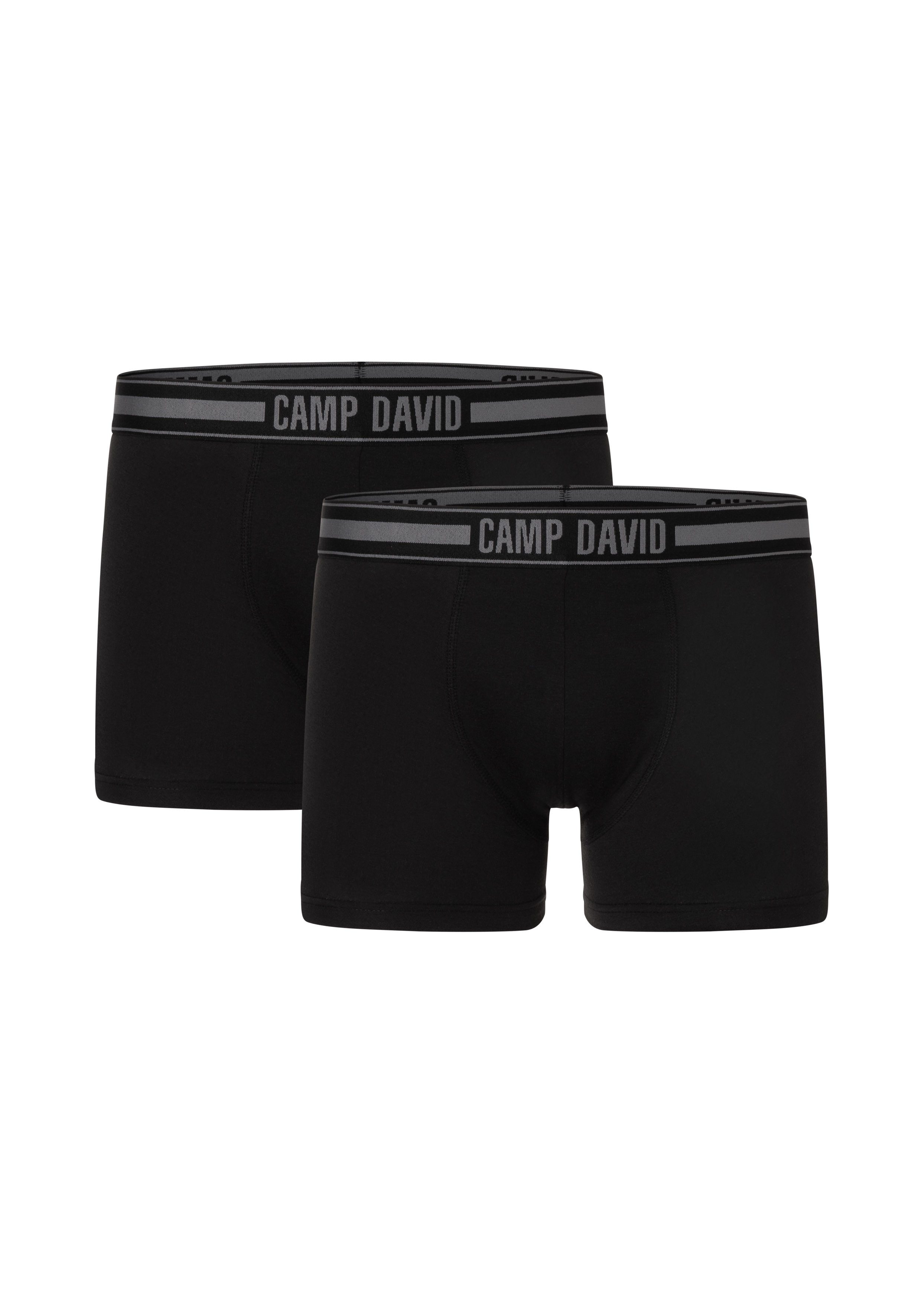CAMP DAVID Boxershorts "Boxershorts 2er Pack" günstig online kaufen