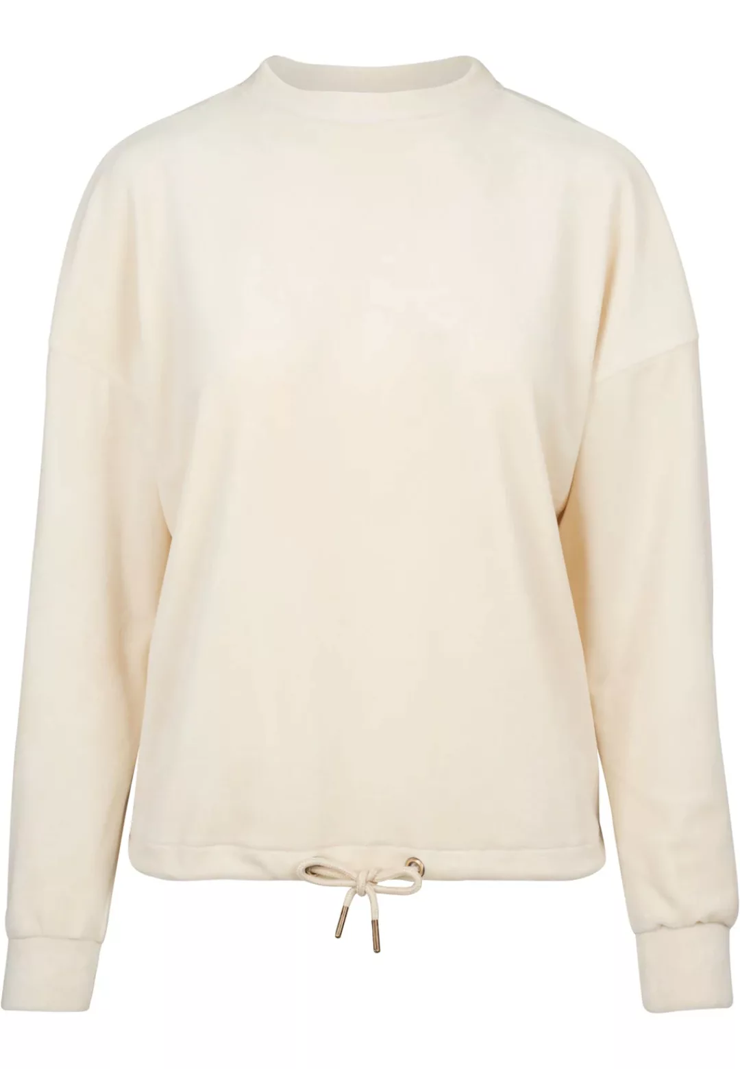 URBAN CLASSICS Sweatshirt "Urban Classics Damen Ladies Oversized Velvet Cre günstig online kaufen