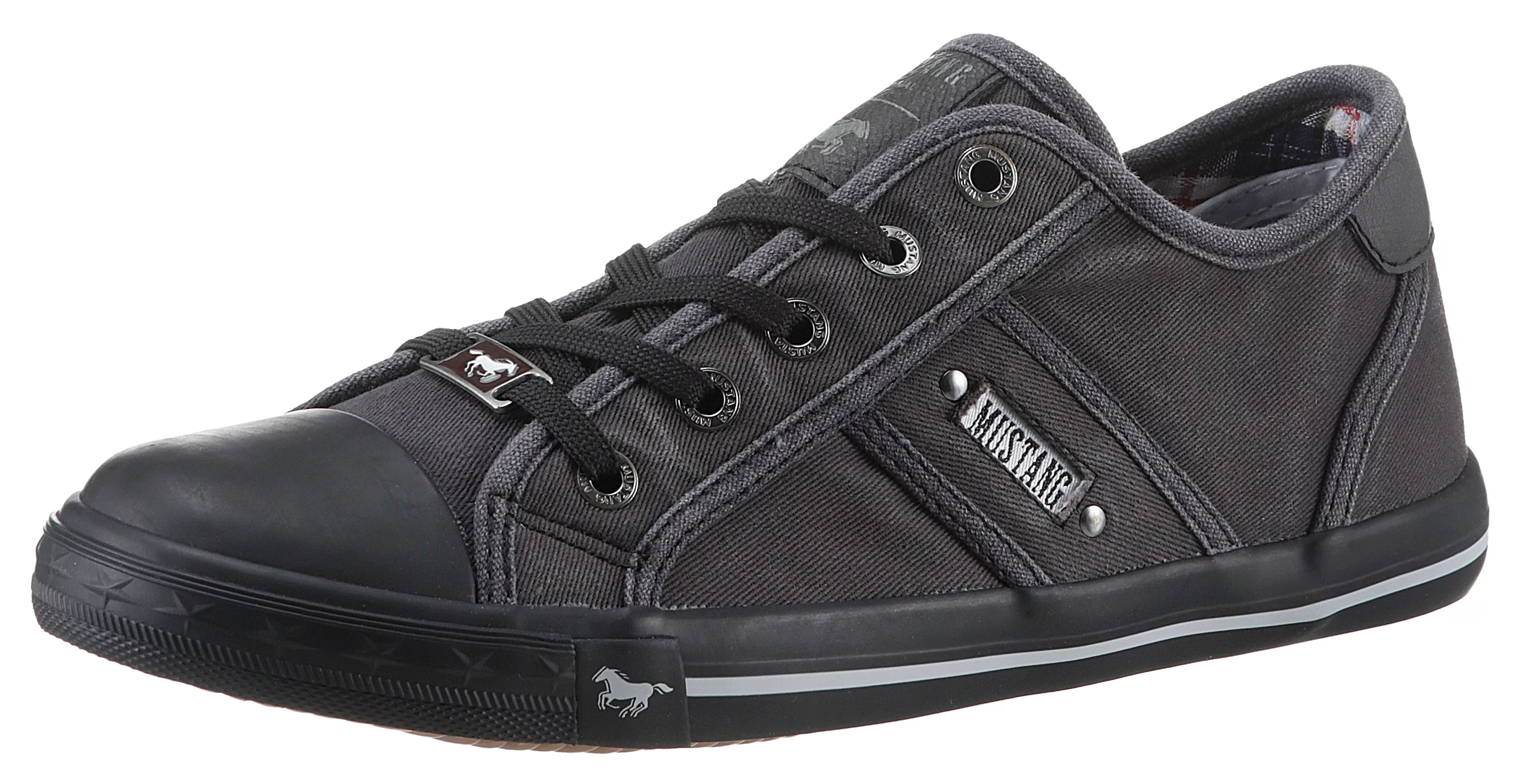 Mustang Sneaker Damen schwarz günstig online kaufen