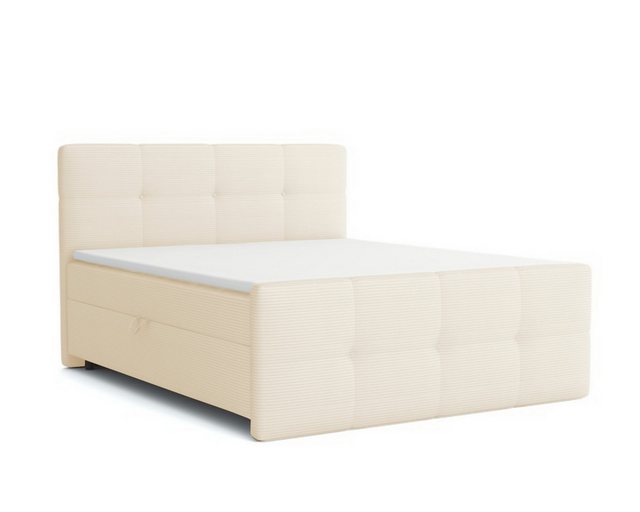 Deine Möbel 24 Boxspringbett STEVE Boxspring Komplettbett Polsterbett Bonel günstig online kaufen