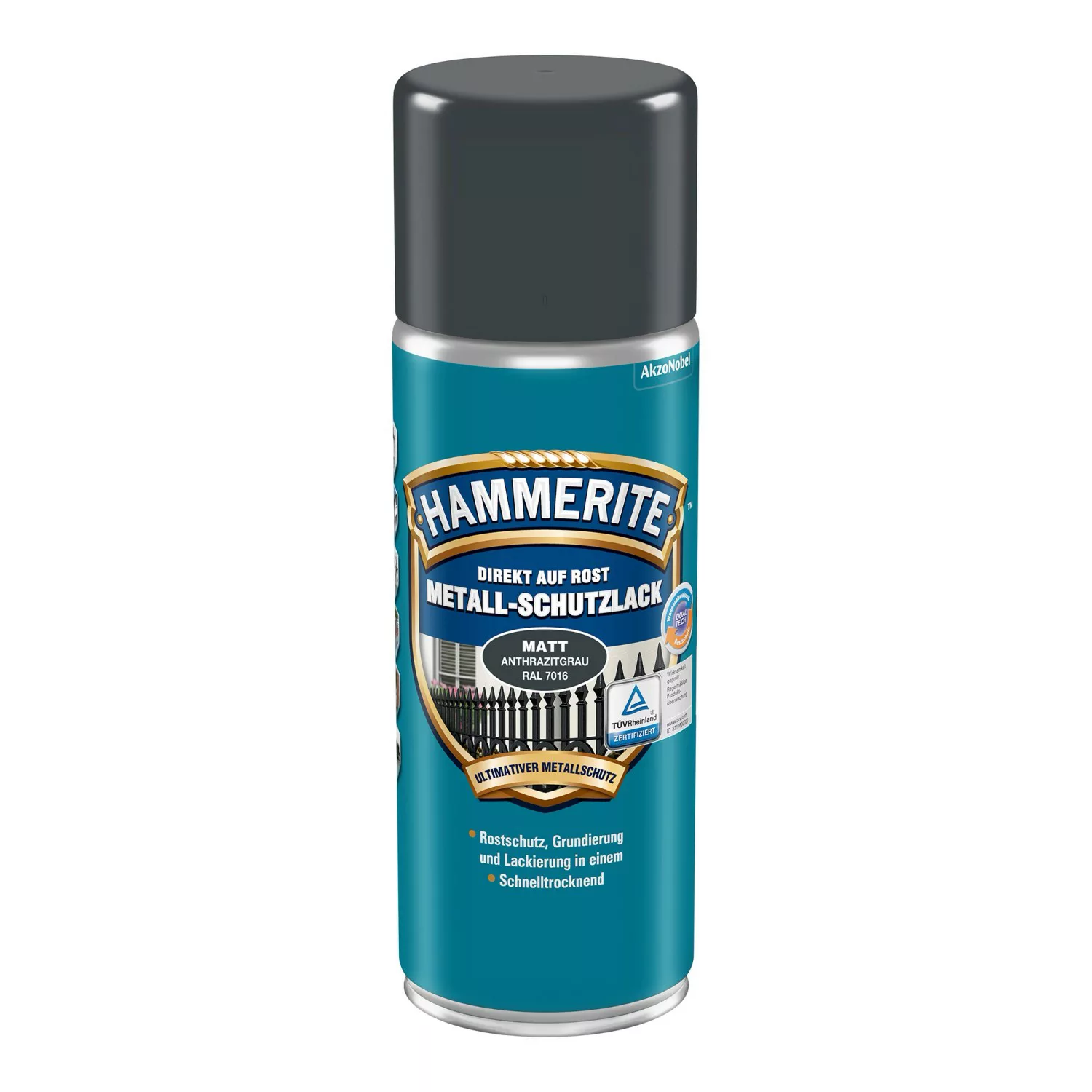 Hammerite Metall-Schutzlack Spray Ral 7016 Anthrazitgrau 400 ml günstig online kaufen