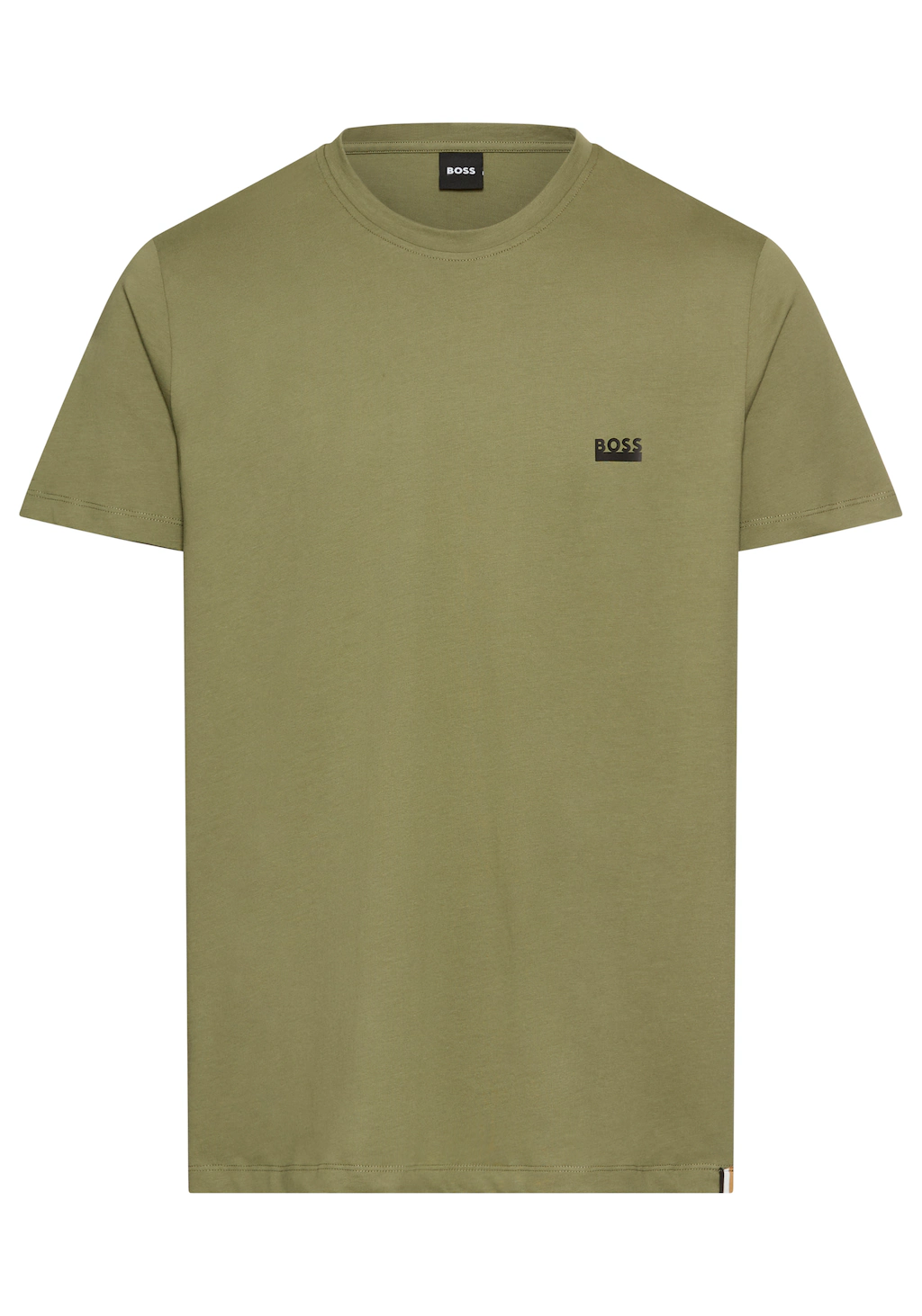 BOSS T-Shirt, Rundhals, Jersey, kleines Logo, regular fit günstig online kaufen