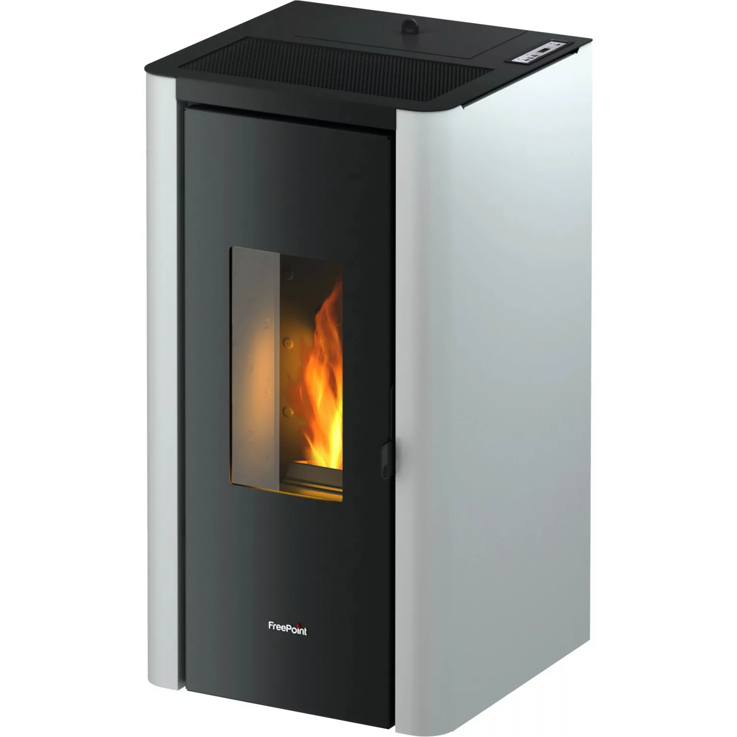 FreePoint Pelletofen Indigo Evo 2,5 - 7 kW Weiß günstig online kaufen