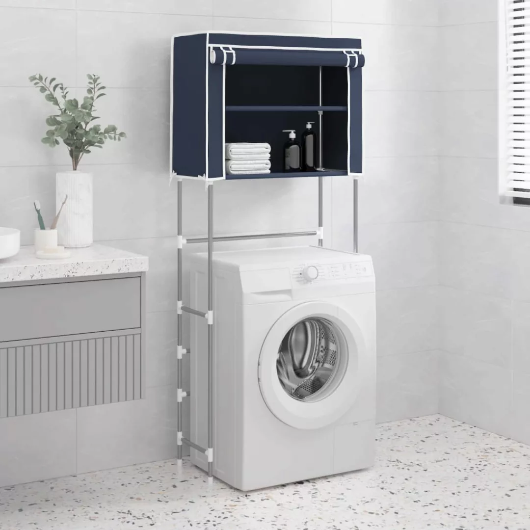 Vidaxl Waschmaschinenregal 2 Ablagen Blau 71x29,5x170,5 Cm Eisen günstig online kaufen