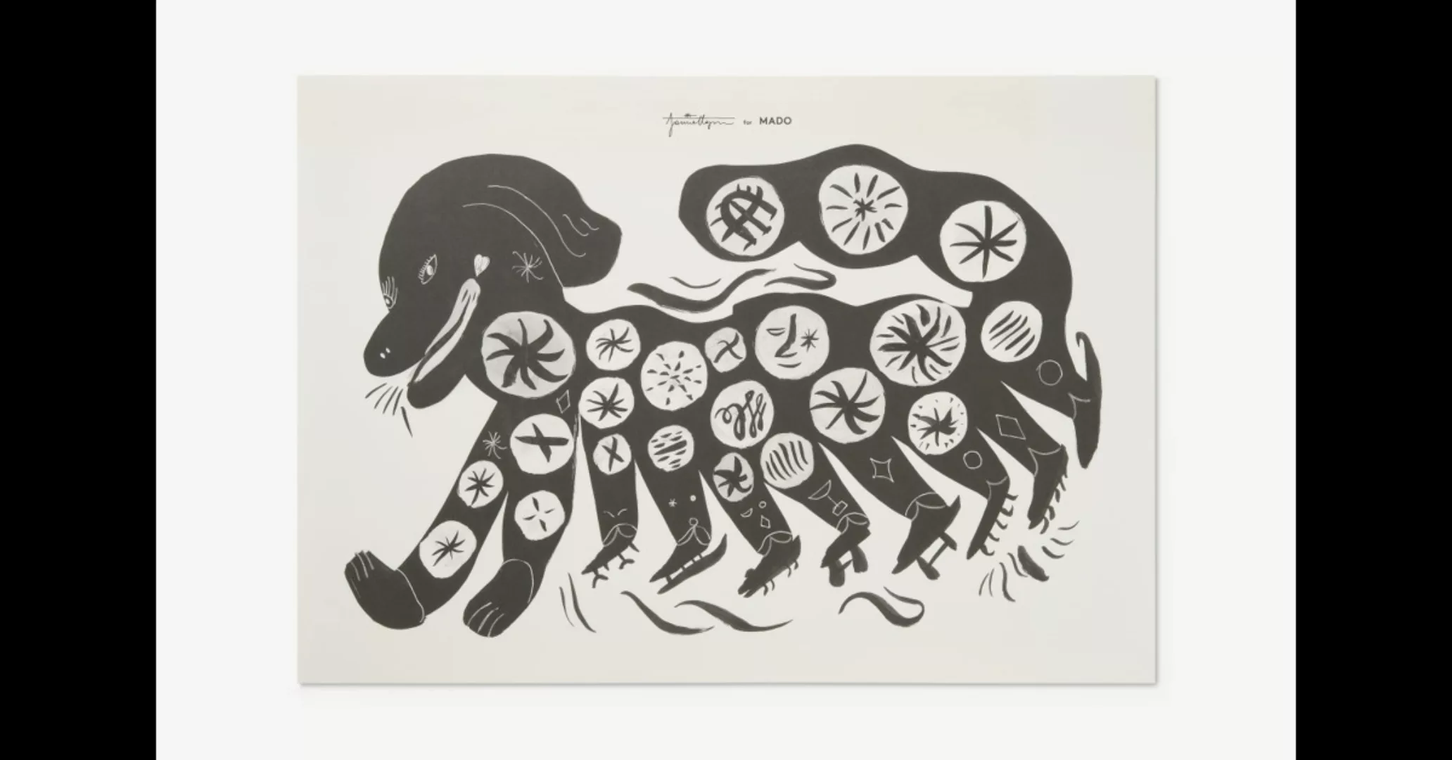 MADO Chinese Dog Kunstdruck von Jaime Hayon (50 x 70 cm) - MADE.com günstig online kaufen