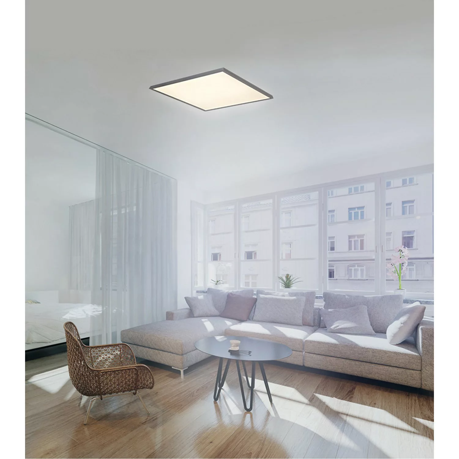 Näve Leuchten "LED-Sensor-Panel ""Alegre"" incl. Halterung s:45cm" weiß günstig online kaufen