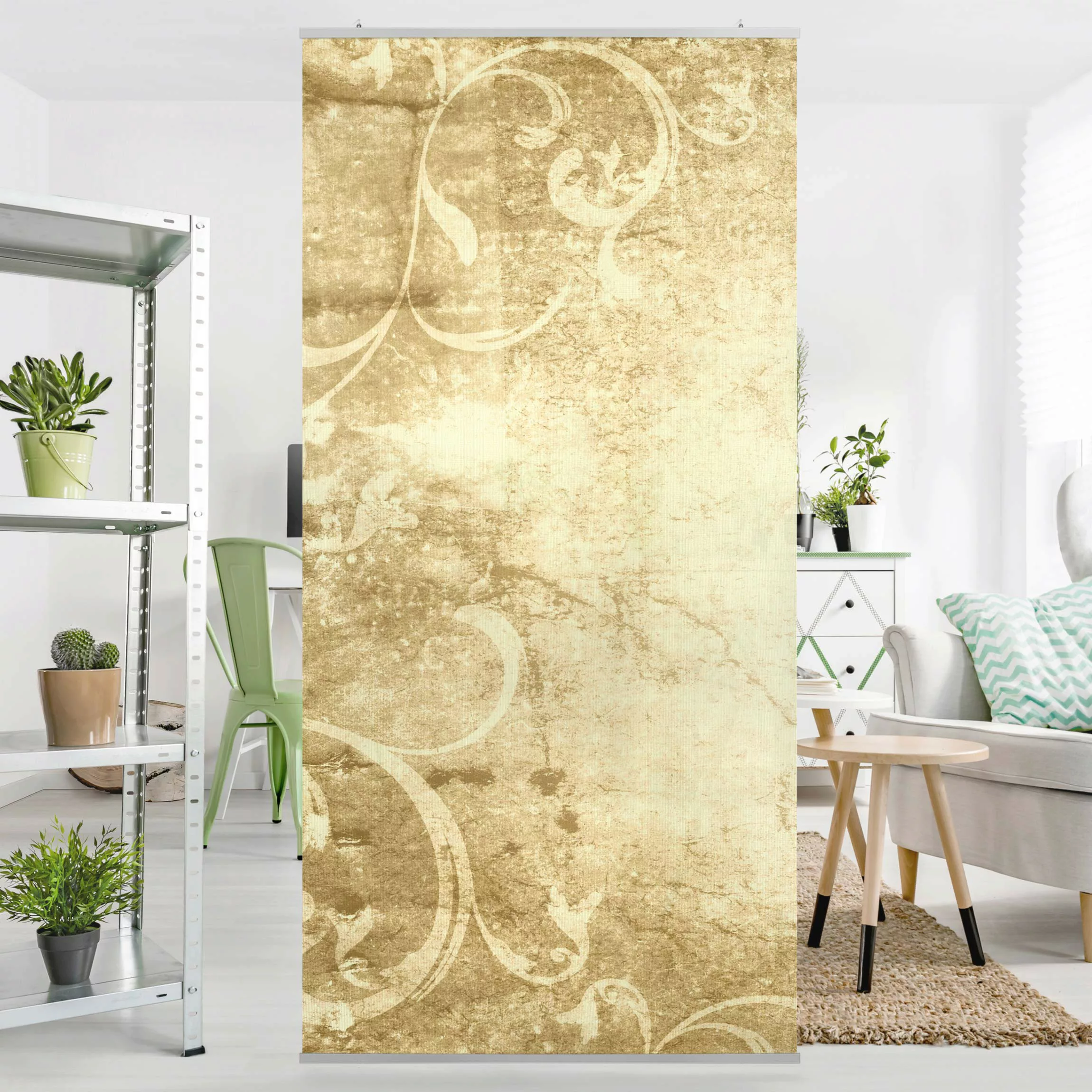 Raumteiler Muster & Textur Pergament mit Ornamentik günstig online kaufen