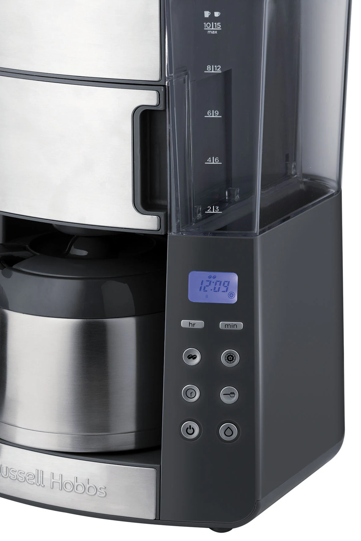 RUSSELL HOBBS Kaffeemaschine mit Mahlwerk »Grind & Brew 25620-56«, 1,25 l K günstig online kaufen