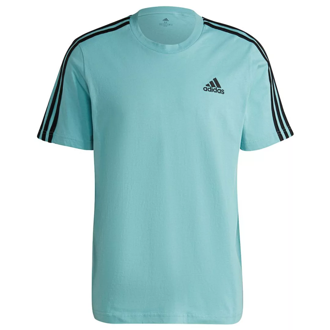 Adidas 3 Stripes Sj Kurzarm T-shirt XL Mint Ton / Black günstig online kaufen