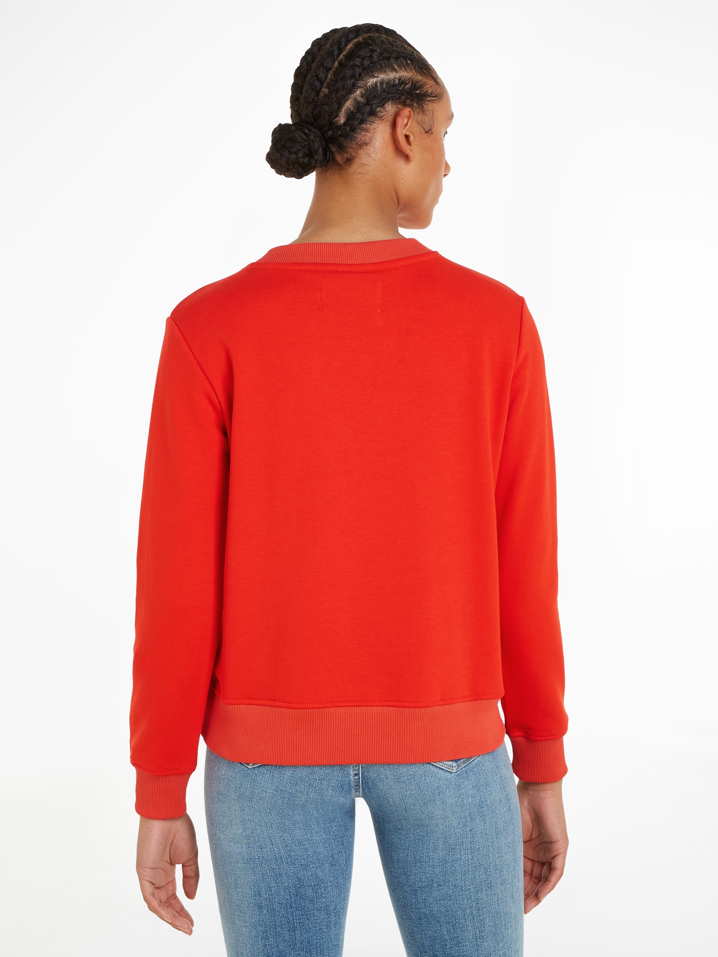 Calvin Klein Jeans Sweatshirt CK EMBRO BADGE CREWNECK mit Logopatch günstig online kaufen