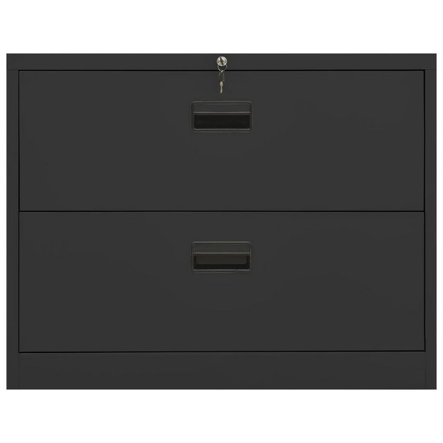 furnicato Aktenschrank Anthrazit 90x46x72,5 cm Stahl günstig online kaufen