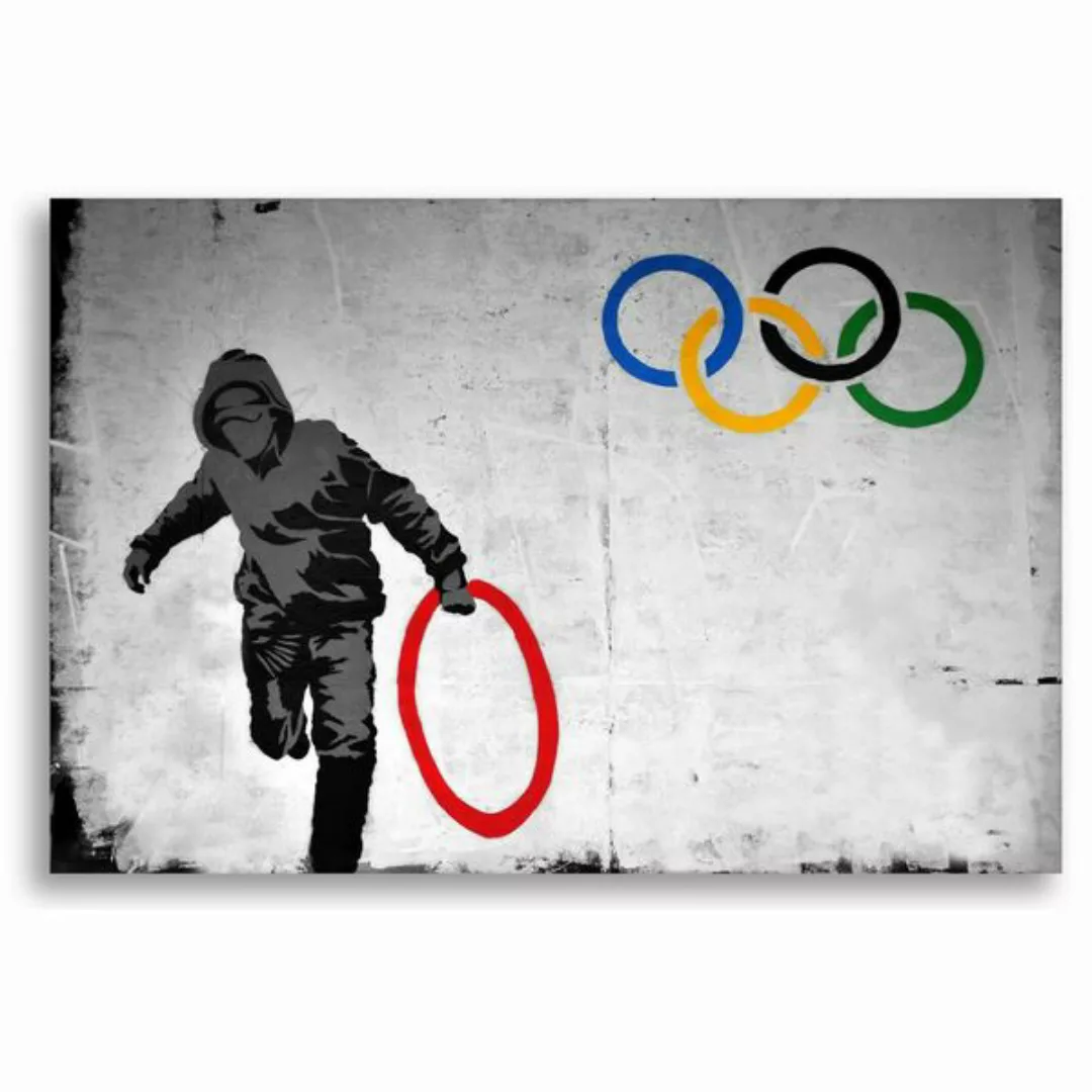 Wandbild Banksy Olympia Bilder Wohnzimmer günstig online kaufen