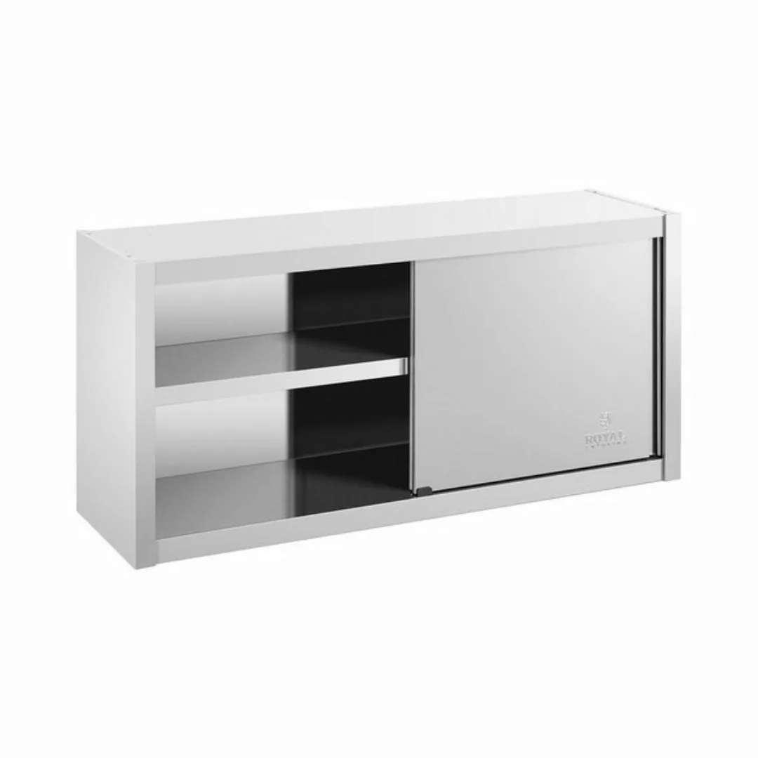 Royal Catering Wandhängeschrank 120 x 45 x 60 cm Schiebetür Hängeschrank Ed günstig online kaufen