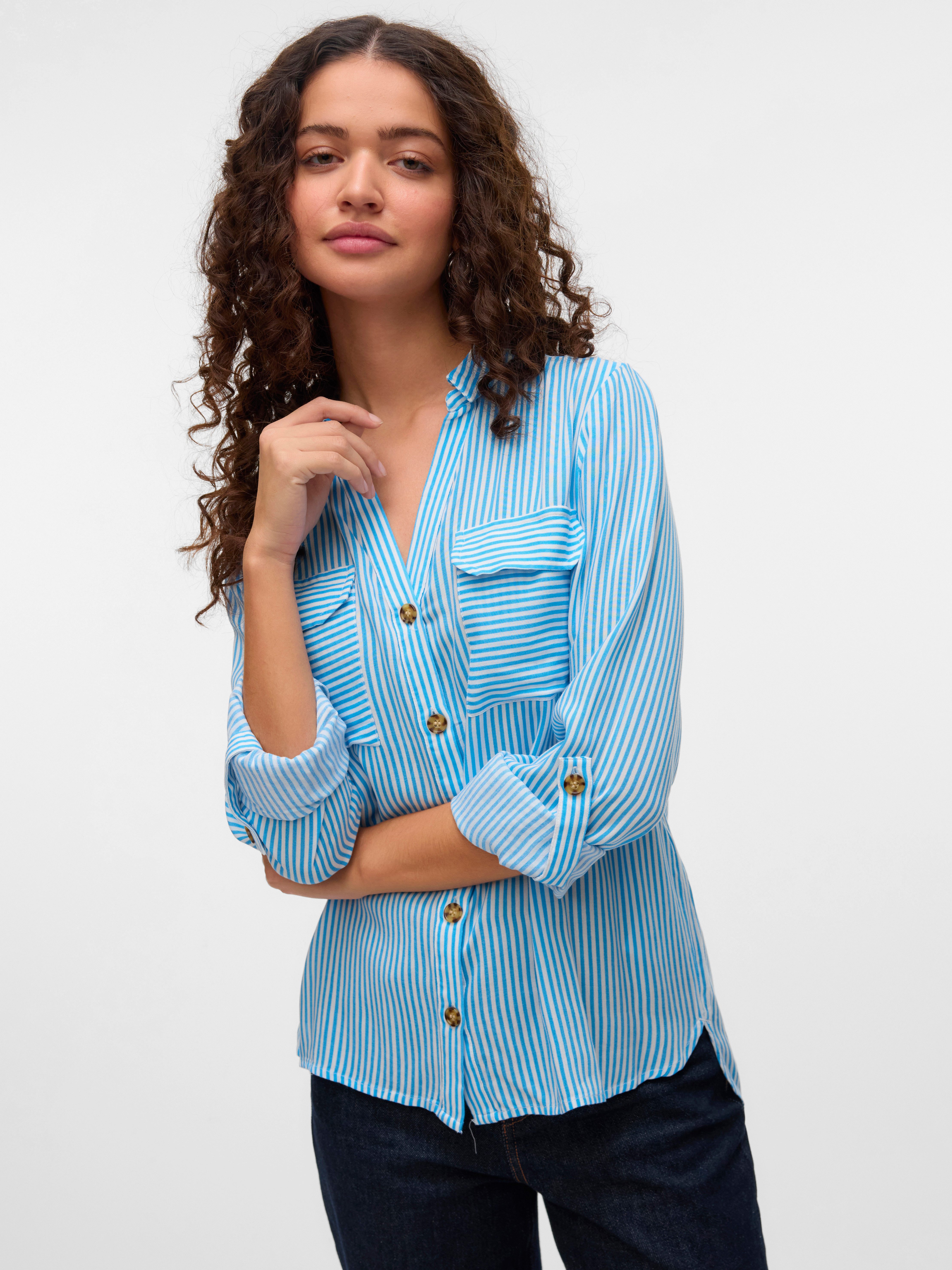Vero Moda Hemdbluse VMBUMPY L/S SHIRT günstig online kaufen