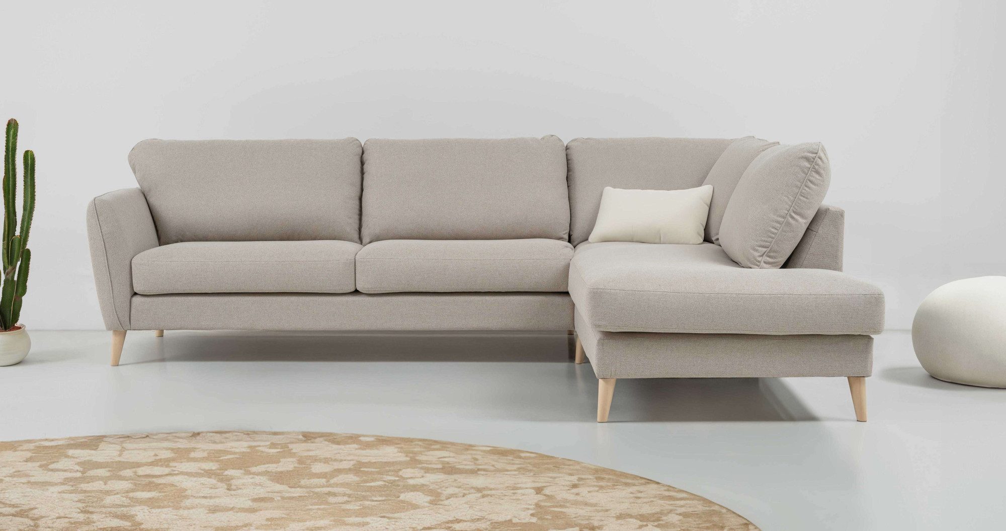 Home affaire Ecksofa "MARSEILLE 278/202 cm, L-Form, Ottom. rechts/links, ve günstig online kaufen