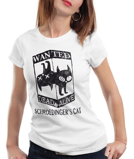 style3 T-Shirt Wanted Schroedingers Katze big sheldon bang cooper cat theor günstig online kaufen