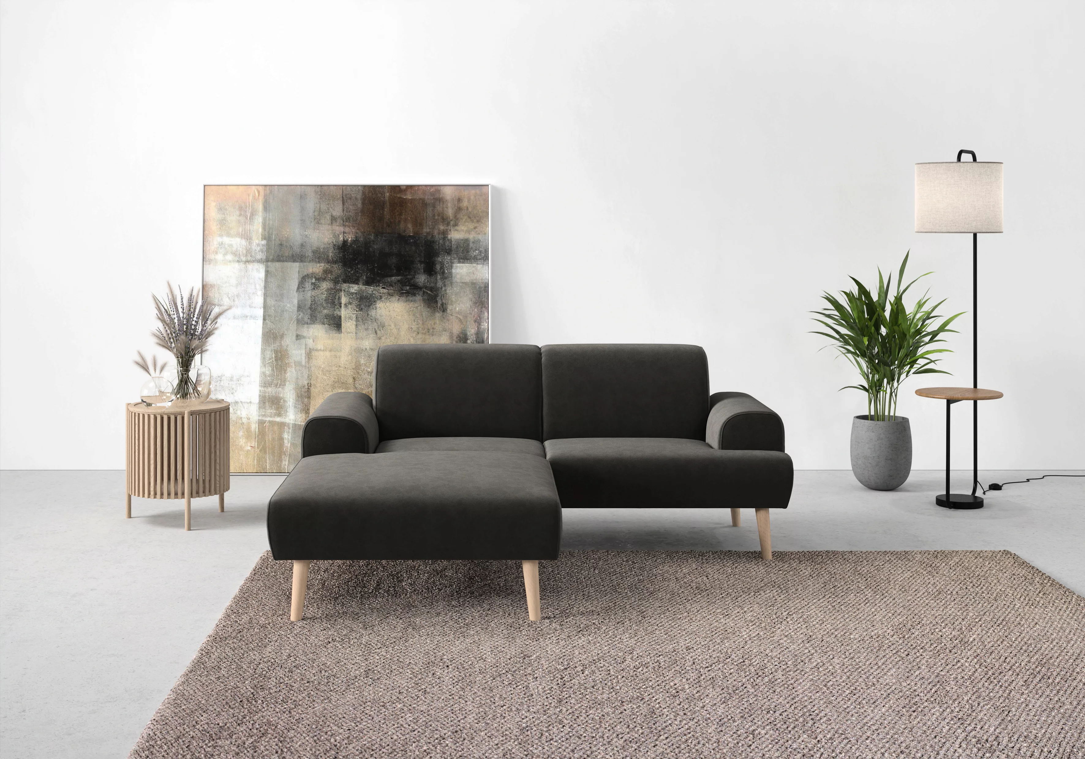 andas Ecksofa "Swift Scandic Design, komfortabler Federkern, Breite 192cm, günstig online kaufen