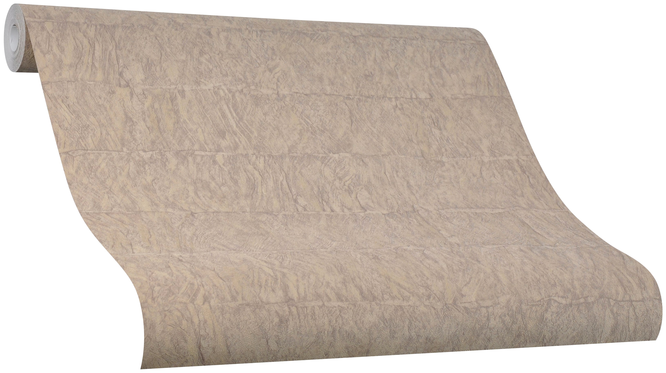 Marburg Vliestapete Struktur Streichoptik Beige 10,05 m x 0,70 m FSC® günstig online kaufen