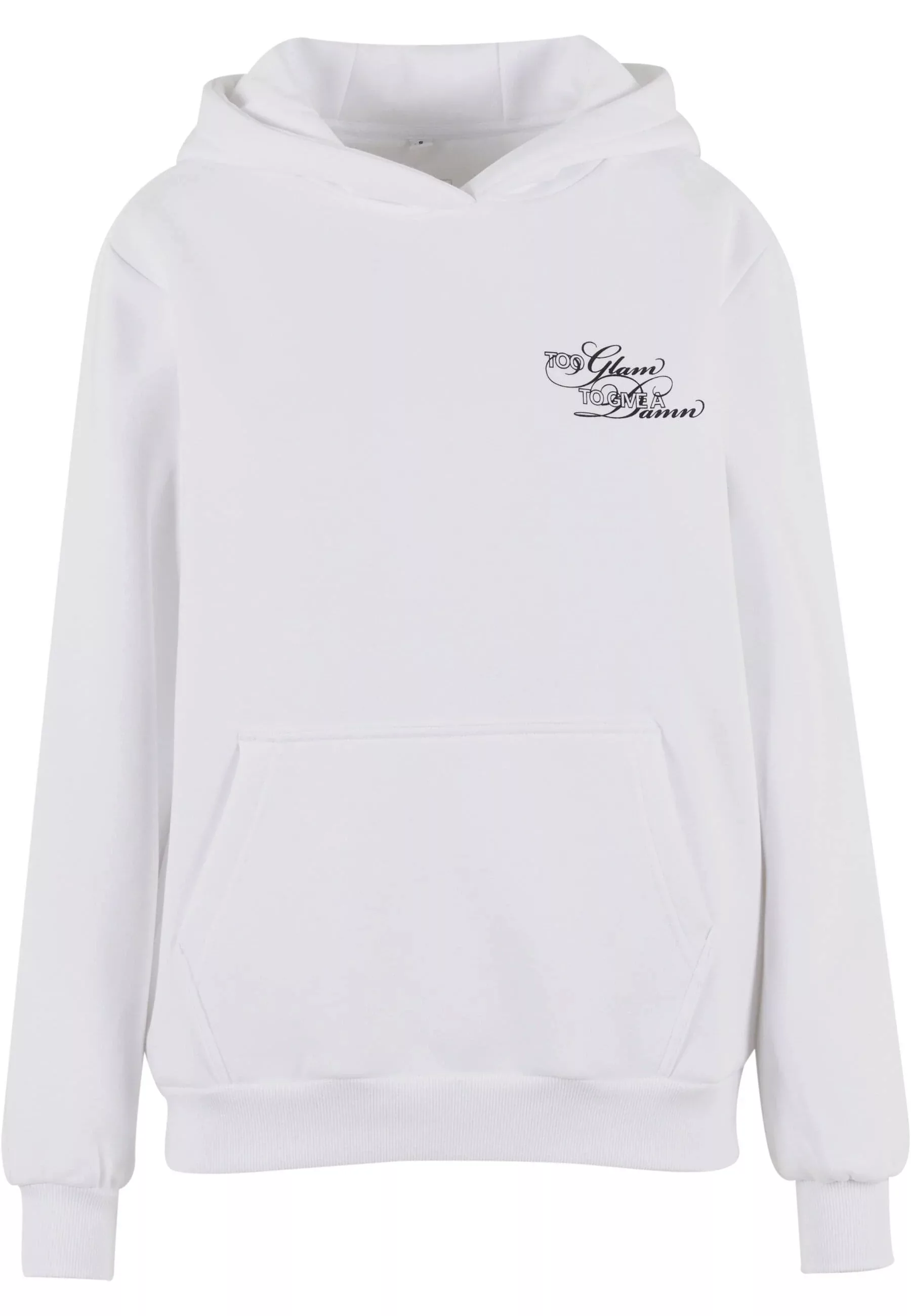 Miss Tee Kapuzenpullover "Miss Tee Give A Damn Ladies Fluffy Hoody" günstig online kaufen