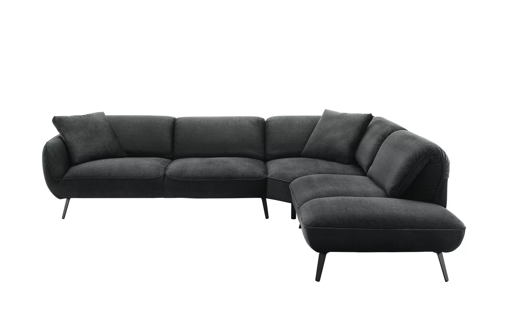 medium Ecksofa  Ventus ¦ schwarz ¦ Maße (cm): B: 304 T: 246 Polstermöbel > günstig online kaufen