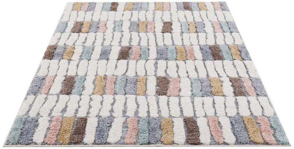 Carpet City Hochflor-Teppich »Focus 3032«, rechteckig, 20 mm Höhe, Läufer, günstig online kaufen