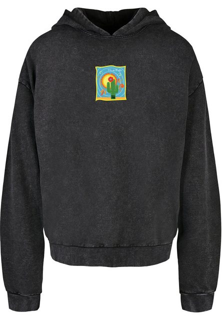 Merchcode Kapuzensweatshirt Merchcode Frida Kahlo - Cactus Acid Washed Over günstig online kaufen