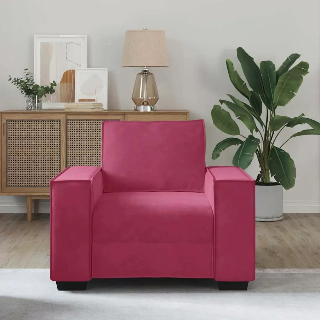 vidaXL Sofa Sessel Weinrot 60 cm günstig online kaufen