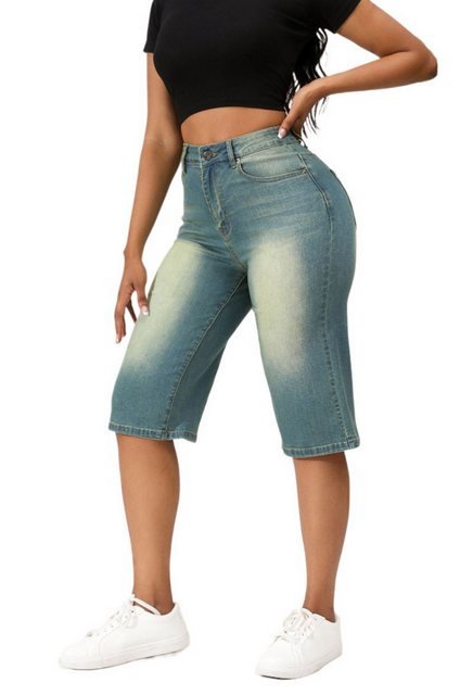 CHENIN Caprijeans Modisch gewaschene retro-jeans, kurze hose für damen, loc günstig online kaufen