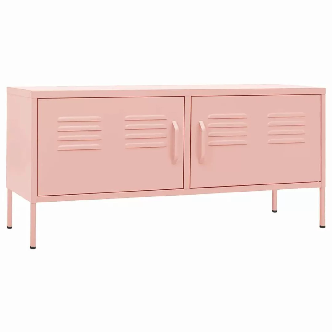 vidaXL TV-Schrank TV-Schrank Rosa 105x35x50 cm günstig online kaufen