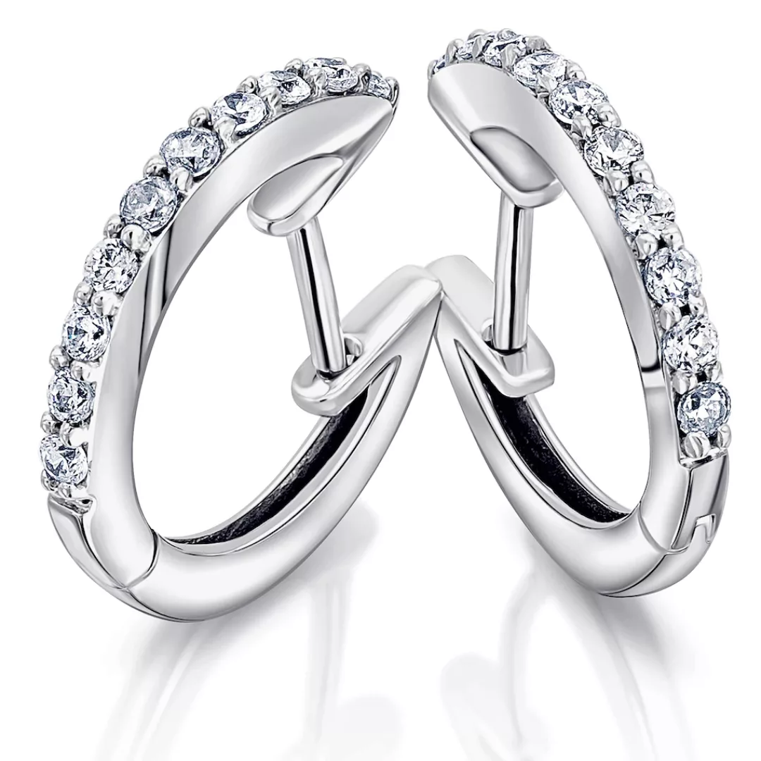 ONE ELEMENT Paar Creolen "0,40 ct Diamant Brillant Ohrringe Creolen aus 585 günstig online kaufen