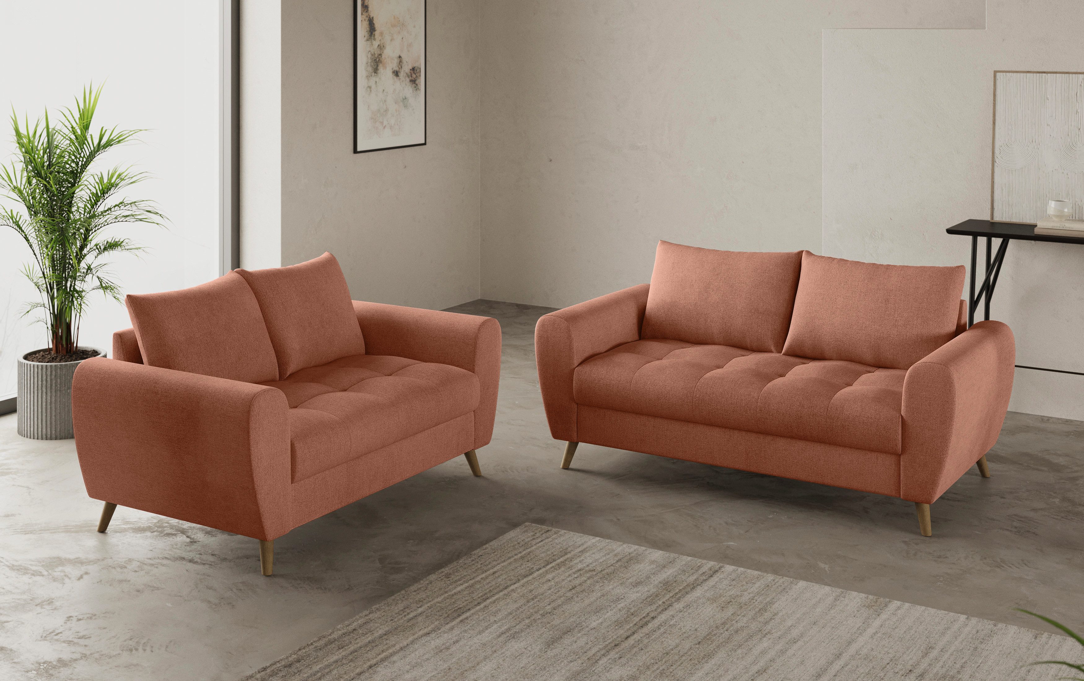 Mr. Couch 2,5-Sitzer "Blackburn II", Mit Kaltschaumpolsterung bis 140 kg be günstig online kaufen