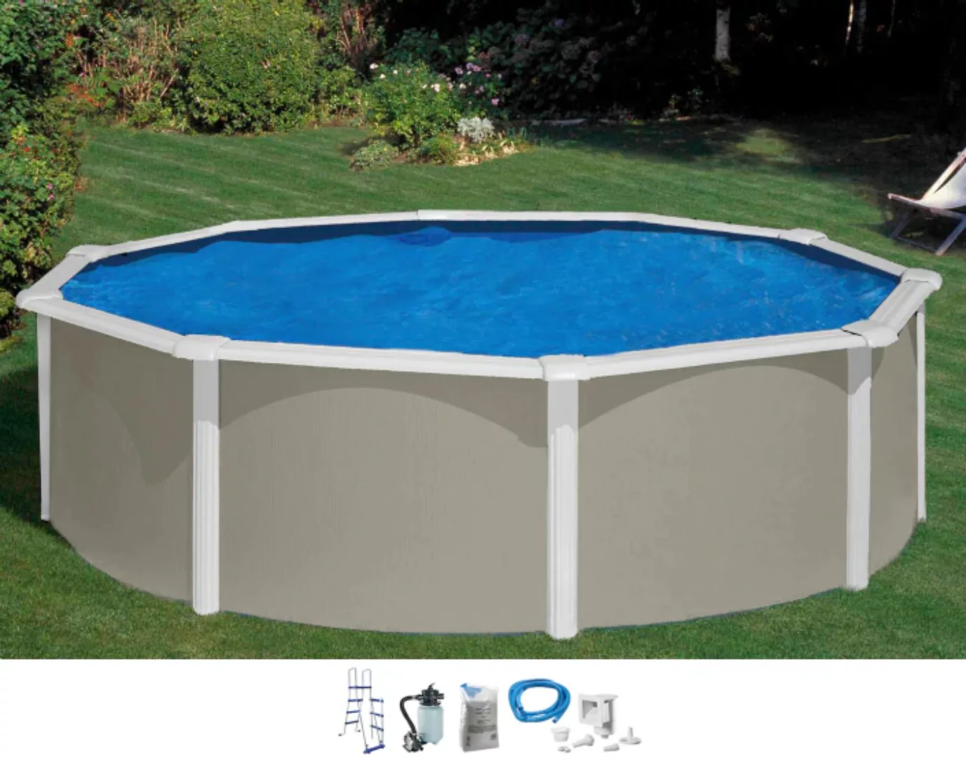 my POOL BWT Rundpool "BELIZE 1", (Set, 5 tlg.), Höhe 132 cm, in verschieden günstig online kaufen