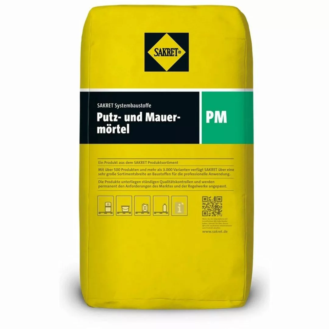 Sakret Mörtel SAKRET Profi Putz/Mauermörtel PM günstig online kaufen