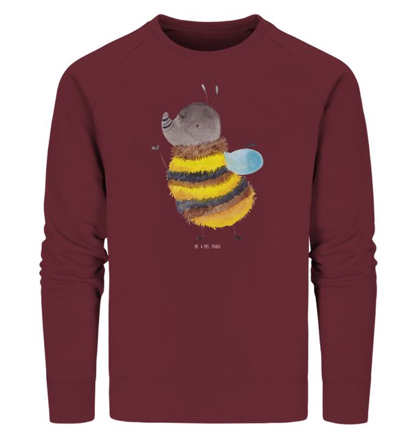 Mr. & Mrs. Panda Longpullover Größe L Hummel flauschig - Burgundy - Geschen günstig online kaufen