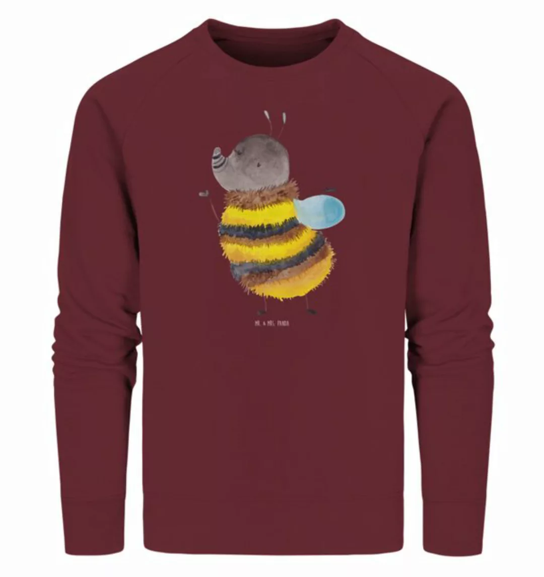 Mr. & Mrs. Panda Longpullover Größe L Hummel flauschig - Burgundy - Geschen günstig online kaufen