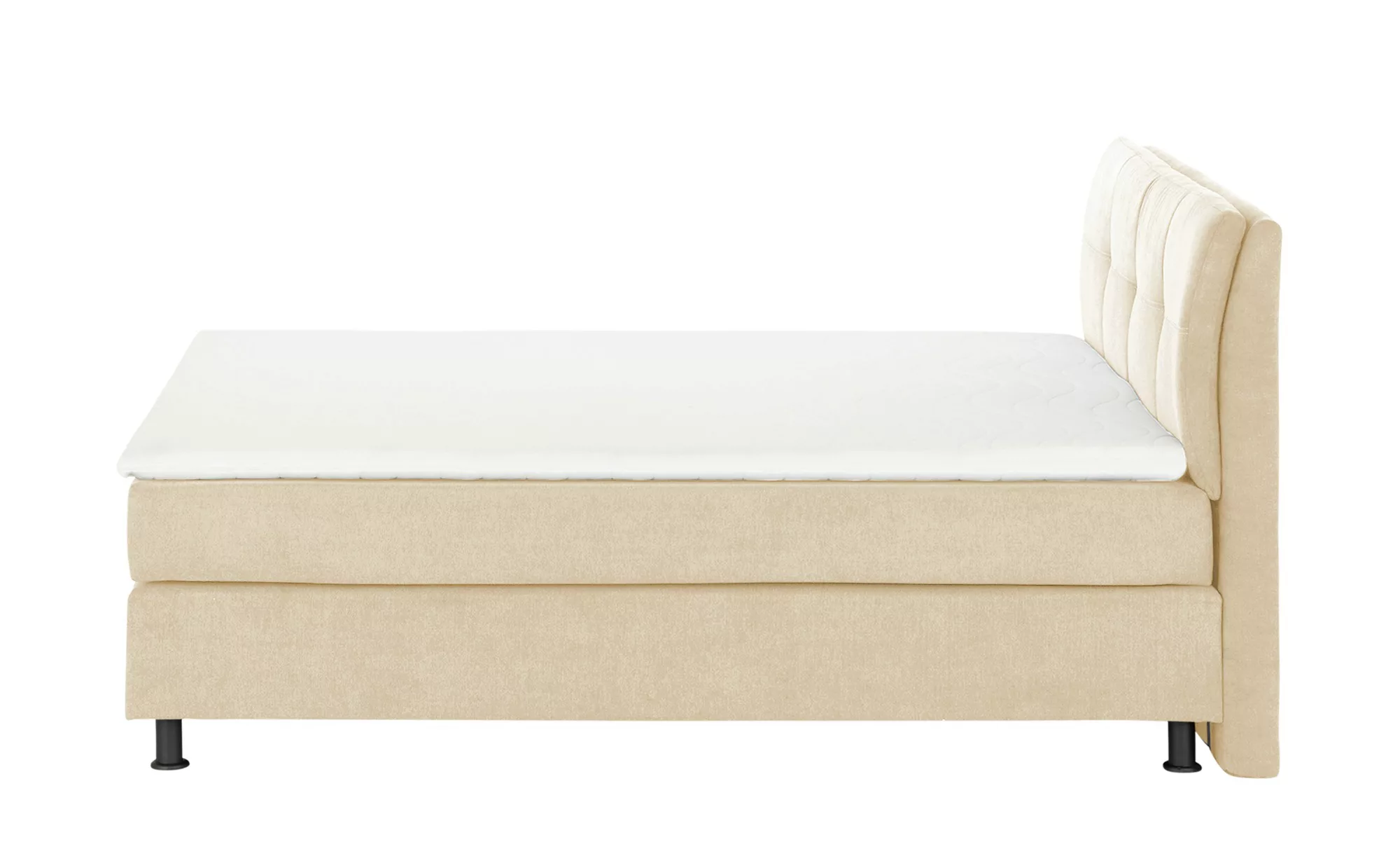 SKAGEN BEDS Boxspringbett  Vegg Towel ¦ beige ¦ Maße (cm): B: 205 H: 112,5 günstig online kaufen