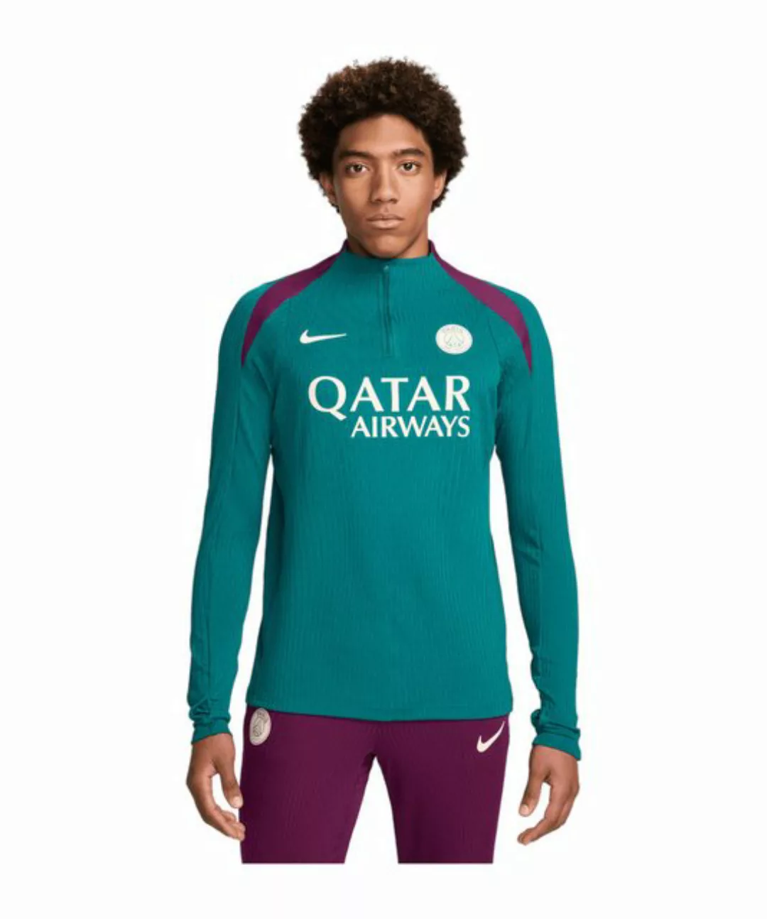 Nike T-Shirt Paris St. Germain Auth. Drill Top Daumenöffnung günstig online kaufen