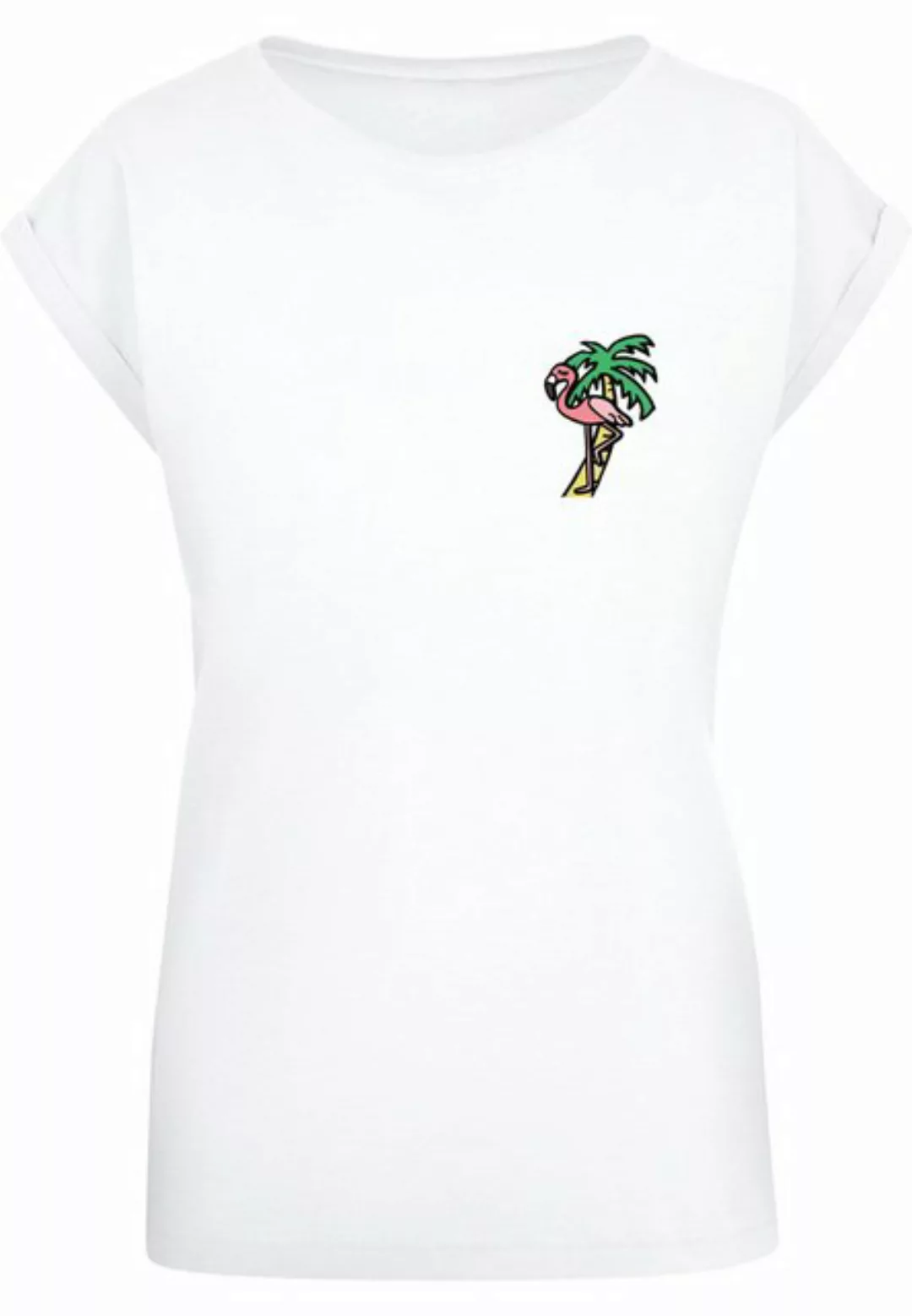 MisterTee T-Shirt MisterTee Damen Ladies Flamingo Extended Shoulder Tee (1- günstig online kaufen