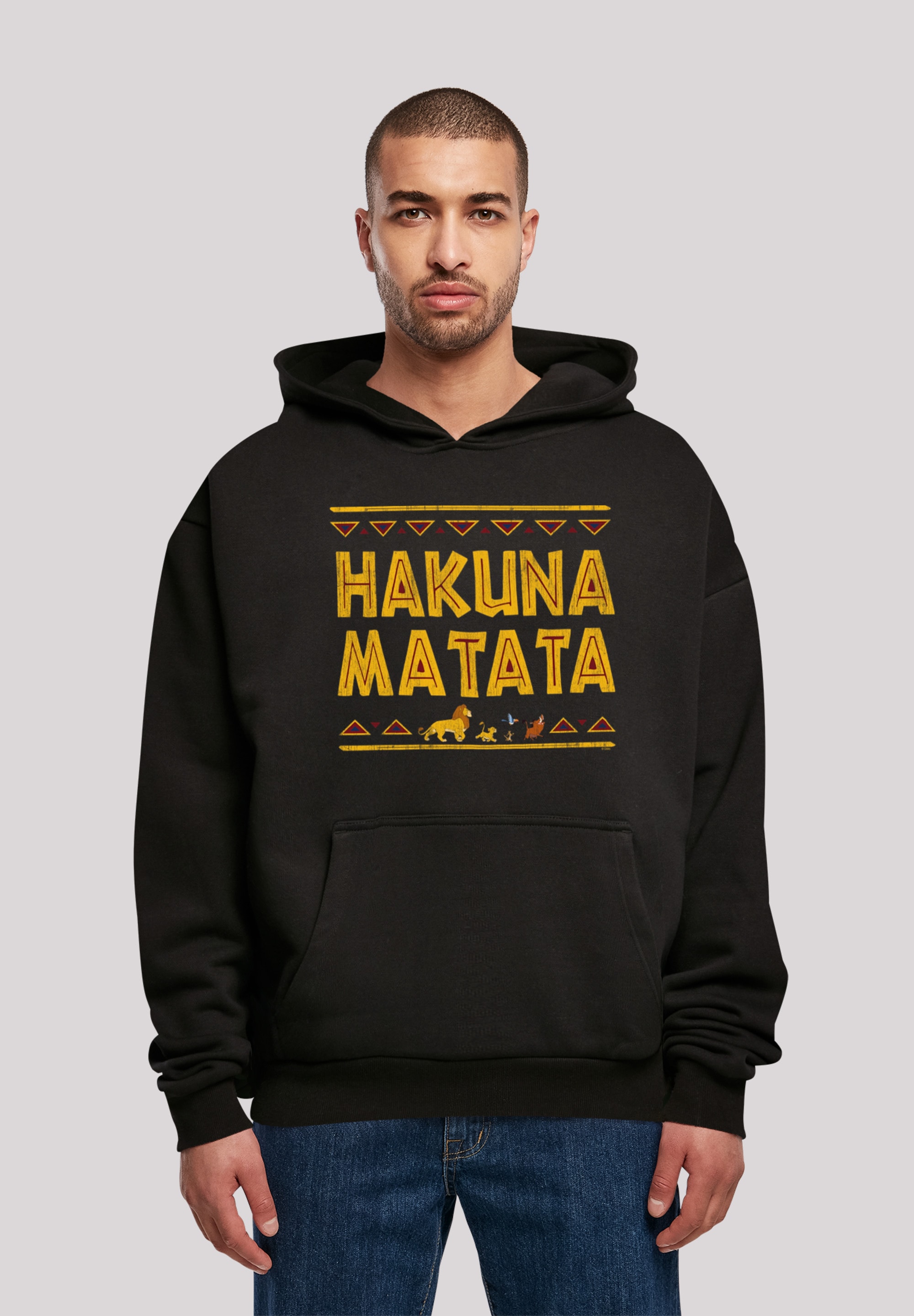 F4NT4STIC Kapuzenpullover "König der Löwen Hakuna Matata", Herren,Premium M günstig online kaufen