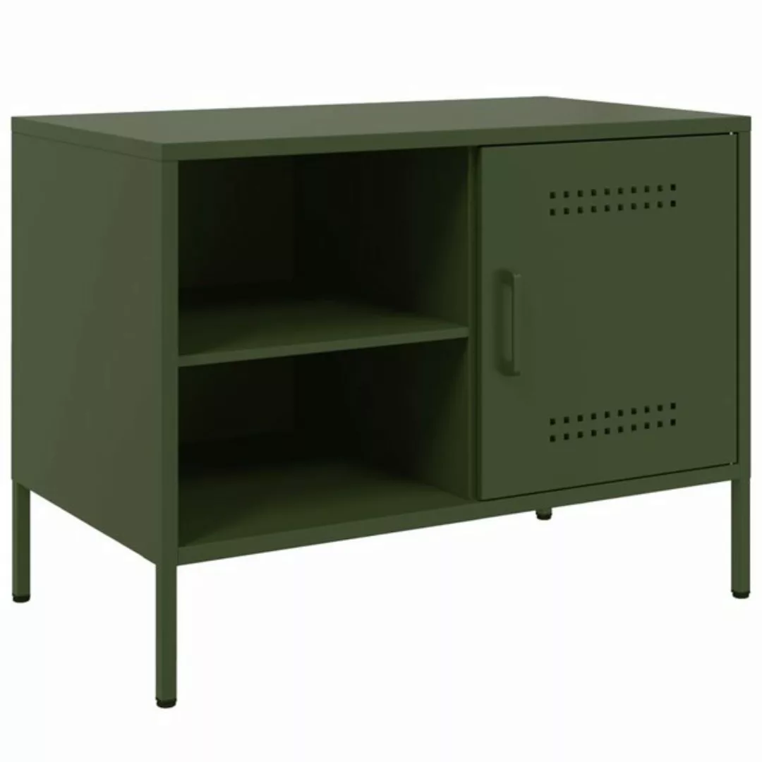 vidaXL TV-Schrank TV-Schrank Olivgrün 68x39x50,5 cm Stahl (1-St) günstig online kaufen