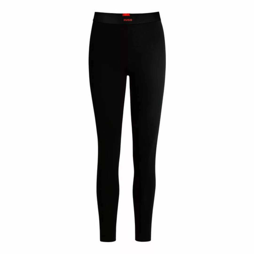 HUGO Leggings Shuffle Leggings mit Markenlogo am Bund günstig online kaufen