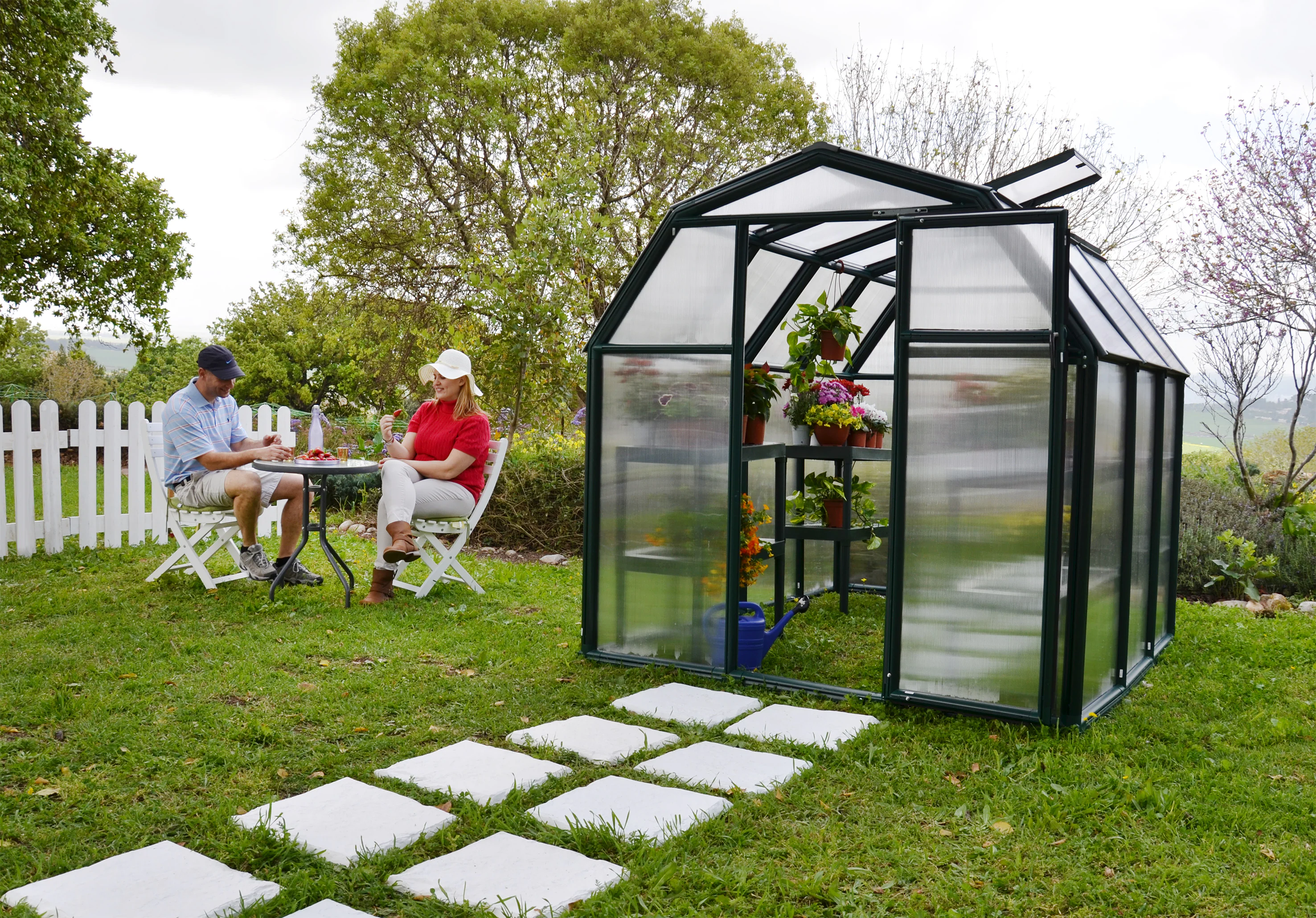 Palram - Canopia Gewächshaus "Eco Grow", lebenslang widerstandsfähige Wandp günstig online kaufen