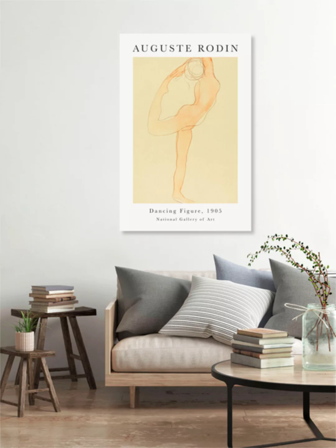 Poster / Leinwandbild - Dancing Figure Von Auguste Rodin günstig online kaufen